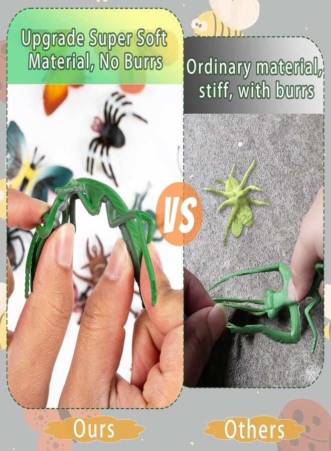 SUPER TOY 6 Insect Animal Action Figure Bug Toys Educational Play Set for Kids Birthday Gift (Assorted Insects) - Image 2